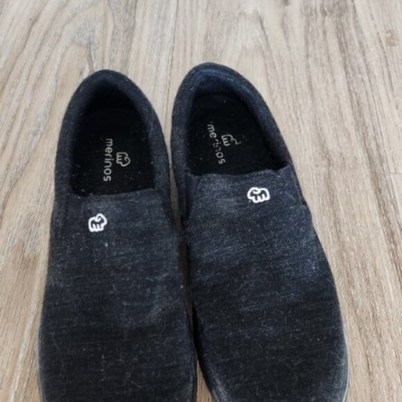 Merinos Women's Slip-Ons Black/Black size 6 wide - Picture 2 of 4